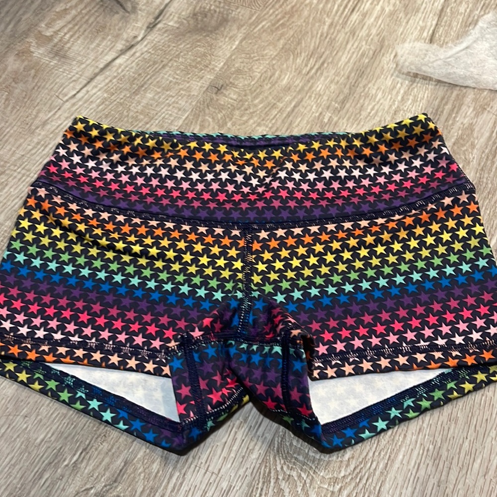 Cute rainbow star CrossFit shorts